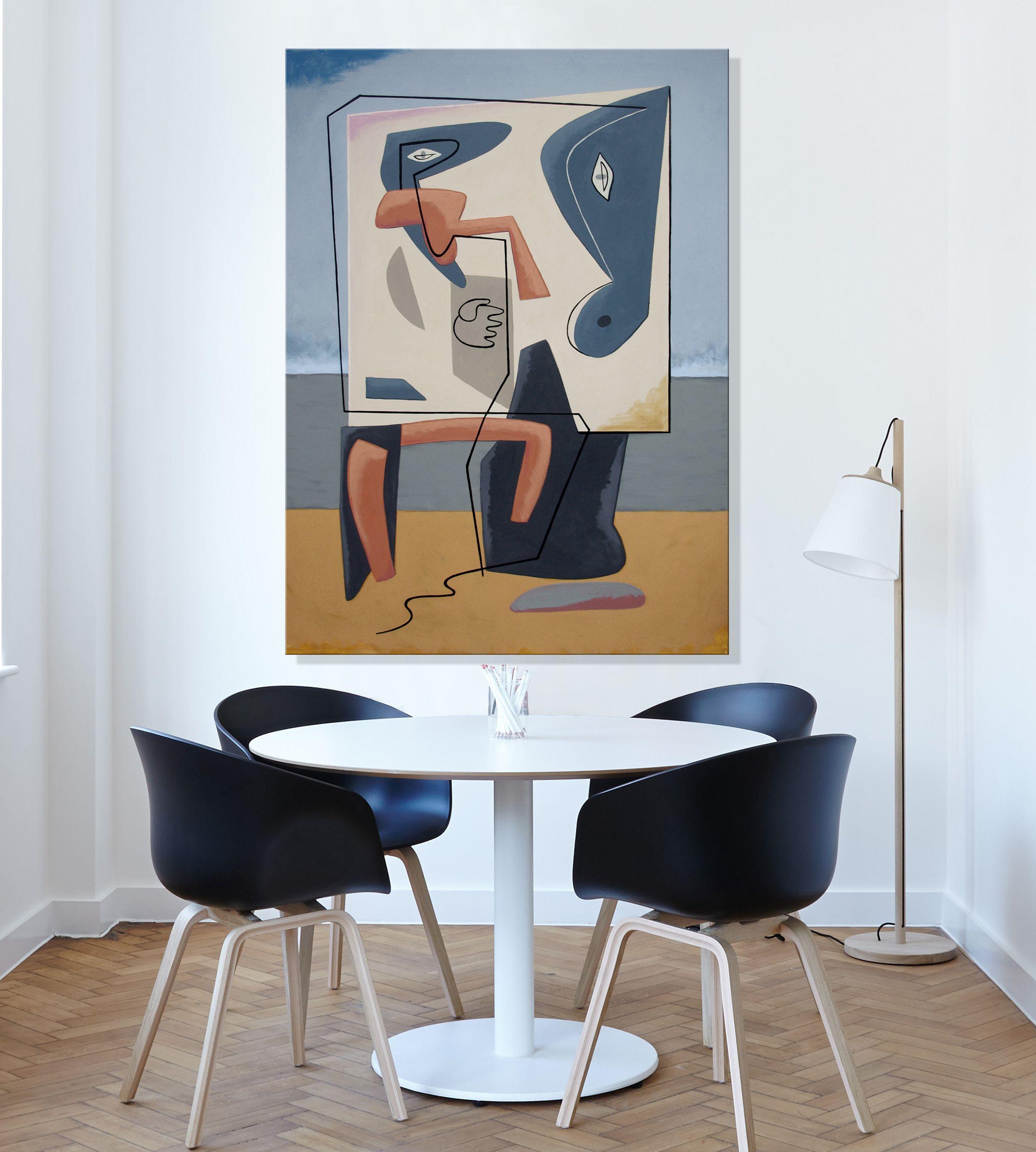 Stand by Me, Pittura, Acrilico su tela - Painting Astratto di Bernard Simunovic