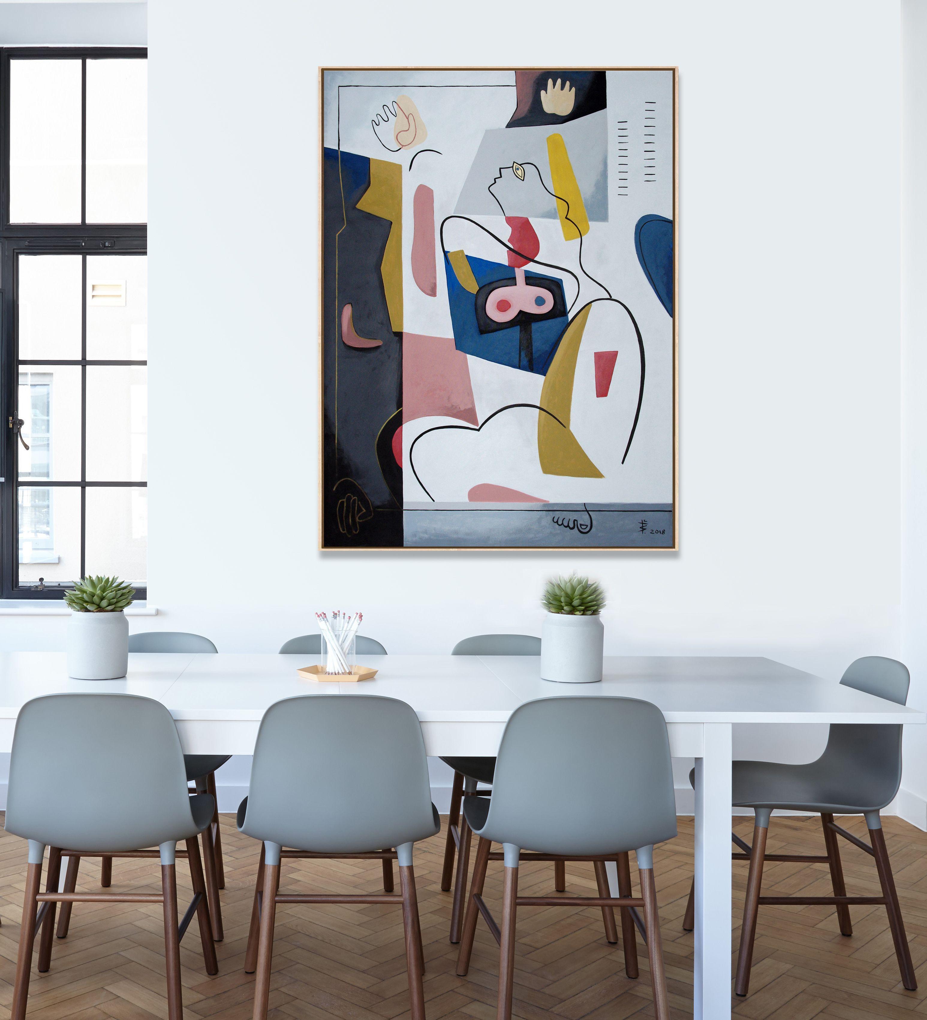 Allora chiamerai il mio nome  Germania, 2018  Acrilico su tela,   150 x 110 cm :: Pittura :: Espressionismo :: Questo pezzo viene fornito con un certificato ufficiale di autenticità firmato dall'artista :: Pronto da appendere: No :: Firmato: Yes ::
