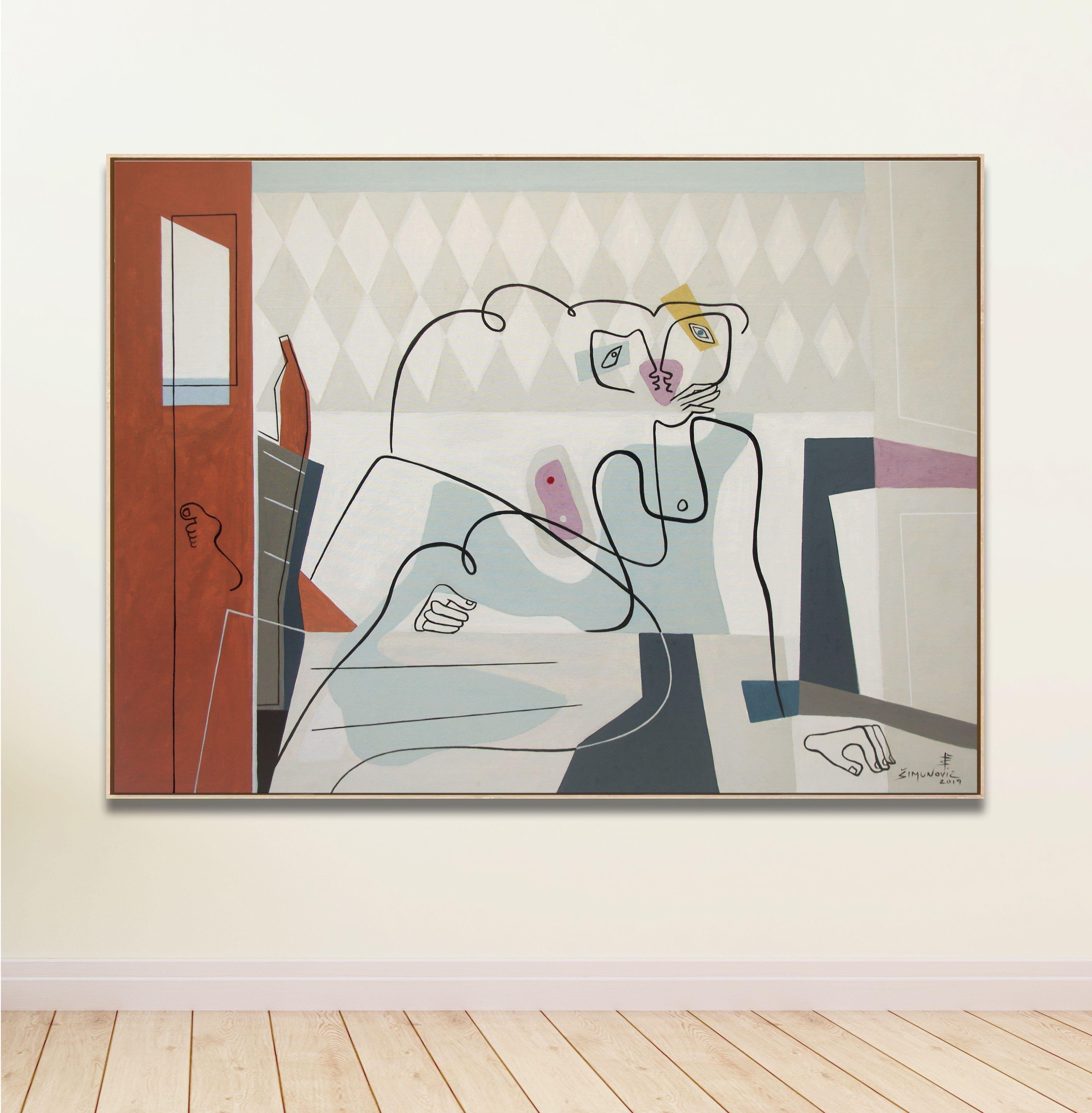 Incondicional, Pintura, Acrílico sobre lienzo - Painting Contemporáneo de Bernard Simunovic