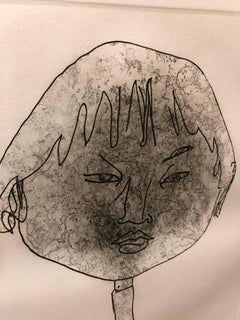 Aguafuerte sin título (Retrato) Firmado Bernard Stern ed.30