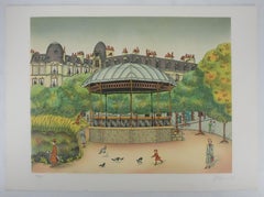 The Parisian Kiosk - Original Handsigned Lithograph