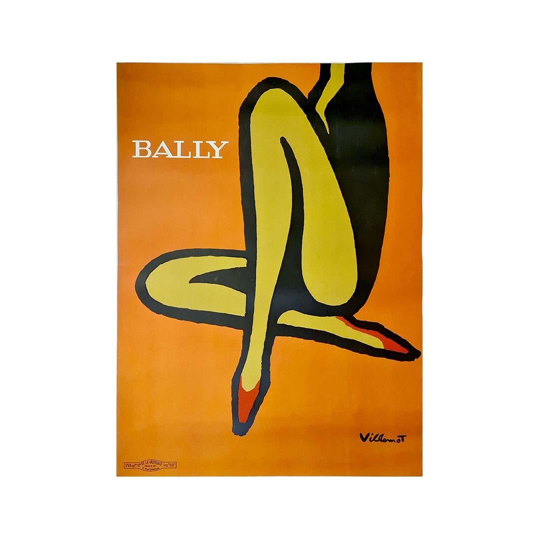 Affiche originale Villemot Bally 
