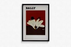 1978 original poster by Bernard Villemot -  Bally Le Lotus