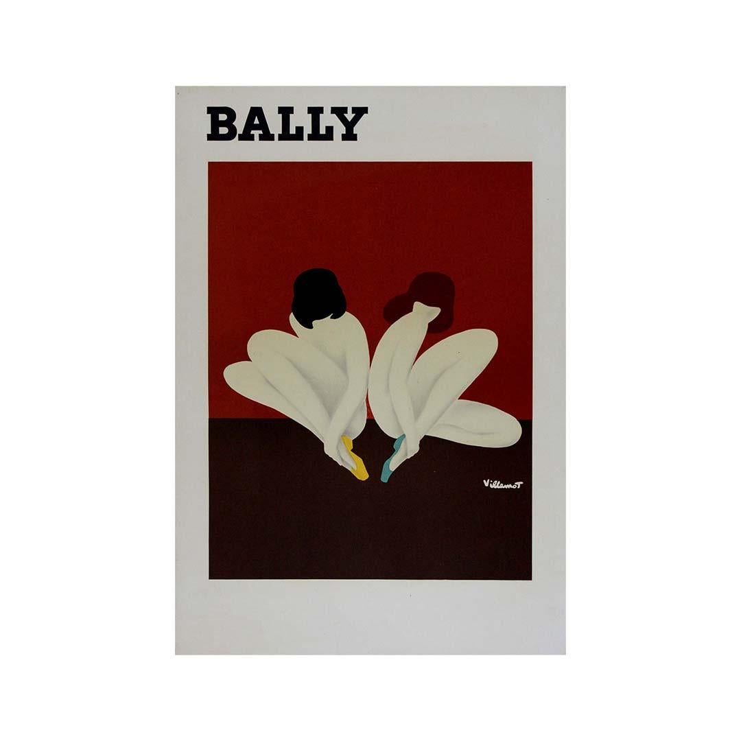 1978 original poster by Bernard Villemot -  Bally Le Lotus For Sale 3