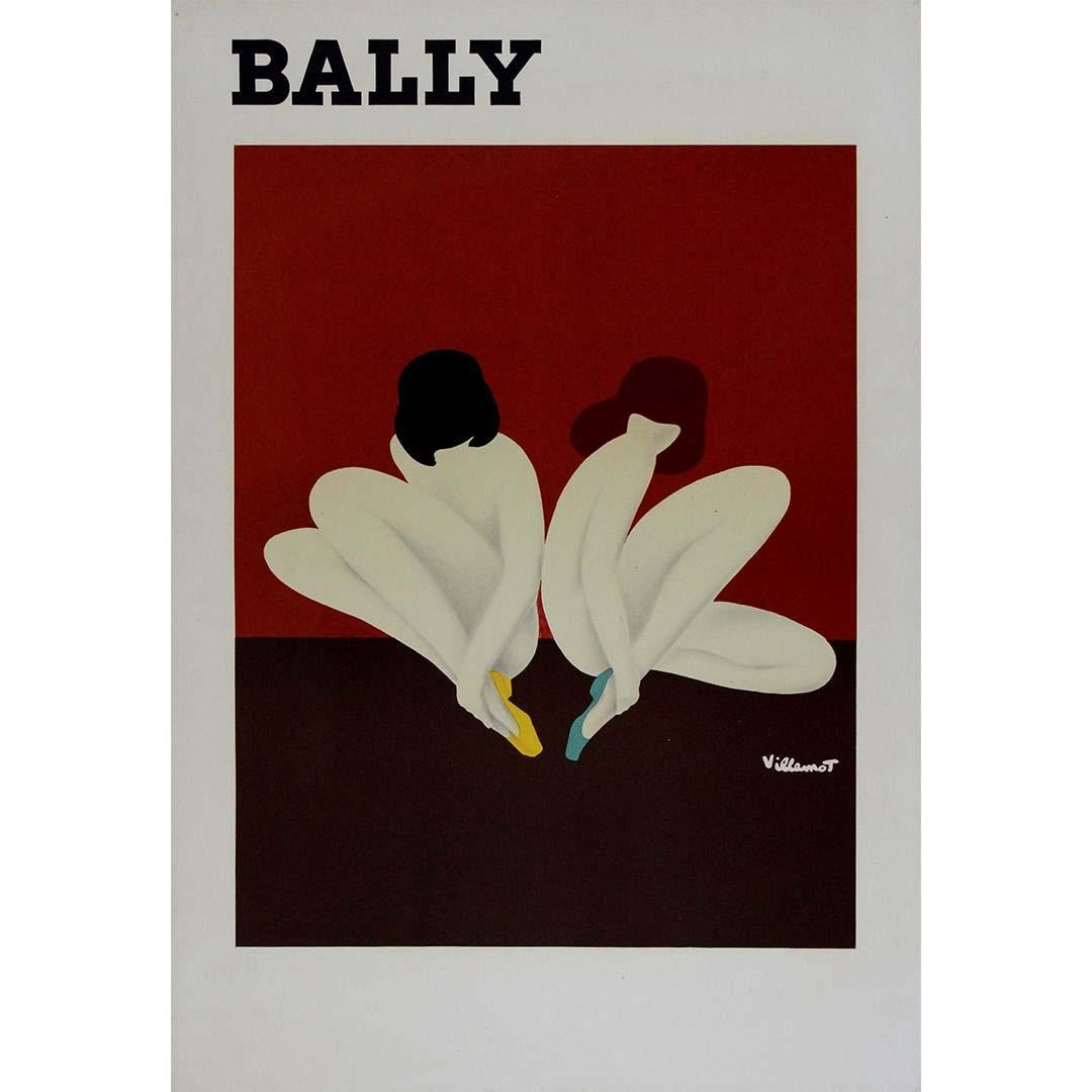 Villemot's 1978 Bally poster stands as a visual masterpiece that seamlessly combines art and advertising. This iconic poster is a celebration of elegance and style, inviting viewers into a world of fashion and artistic grace.

Bernard Villemot, a