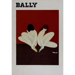 Affiche originale de Bernard Villemot, 1978  Bally Le Lotus