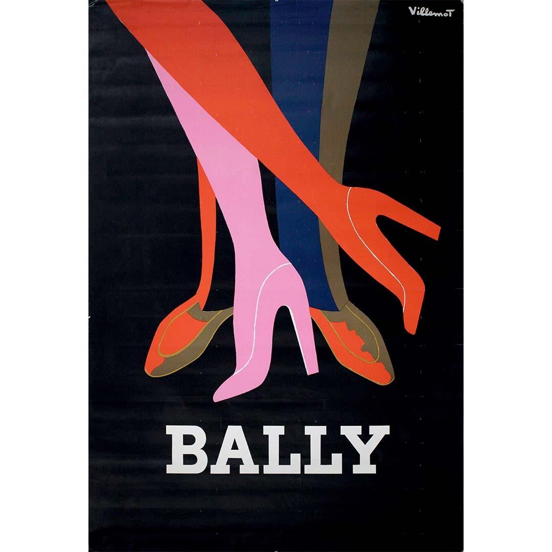 1979 original poster by Bernard Villemot - Bally Les Jambes