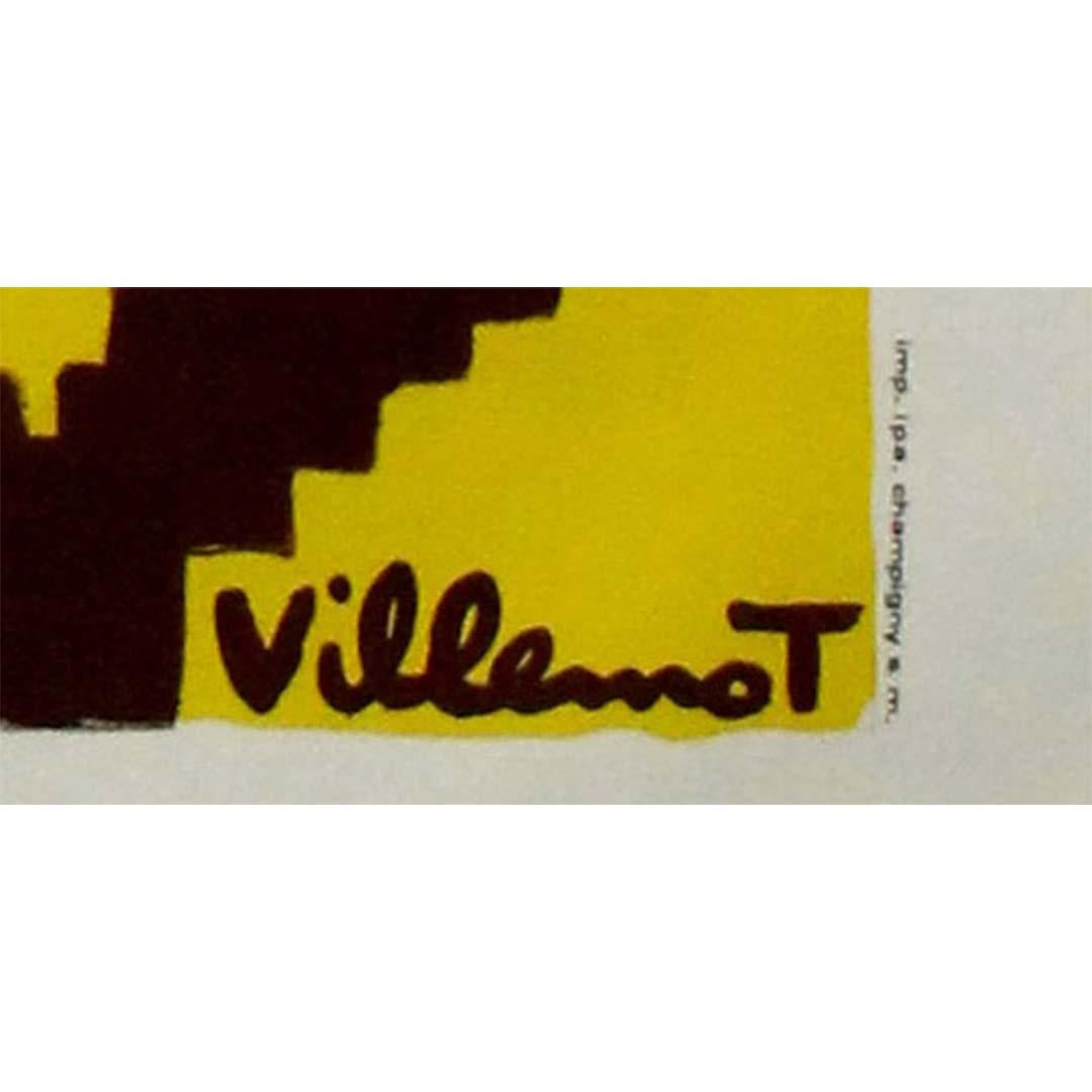 1984 Originalplakat von Bernard Villemot La Bourgogne une traditions de progrès im Angebot 2