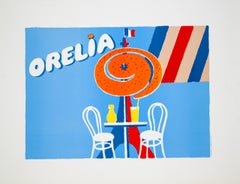 Orelia by Bernard Villemot Original By Bernard Villemot