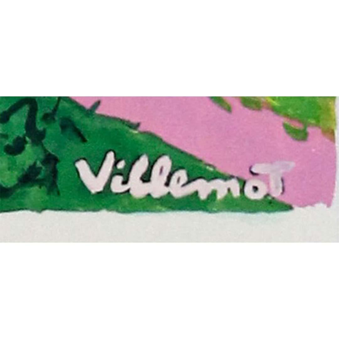 Cartel de viaje original de 1968 de Bernard Villemot - SNCF Val de Loire en venta 2