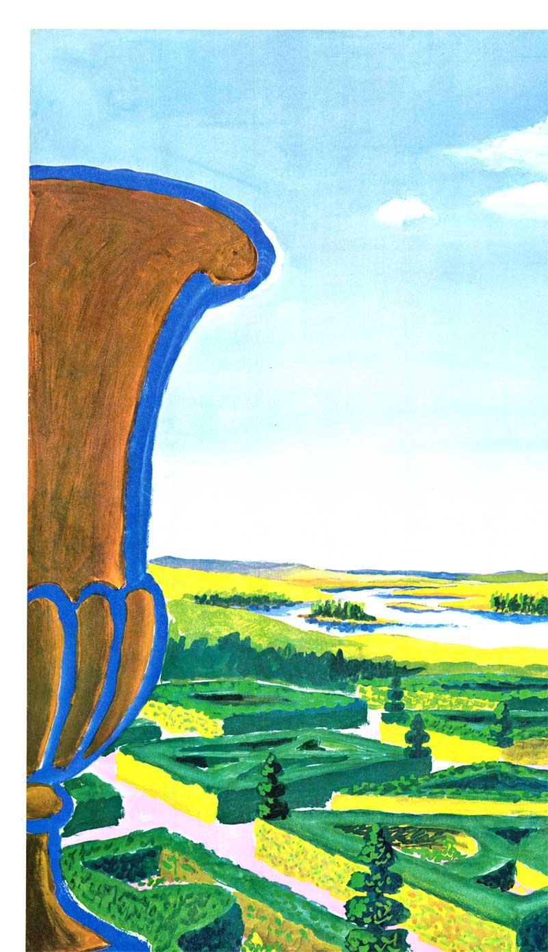 Affiche originale LE VAL DE LOIRE - SNCF French Railway - A - Print de Bernard Villemot
