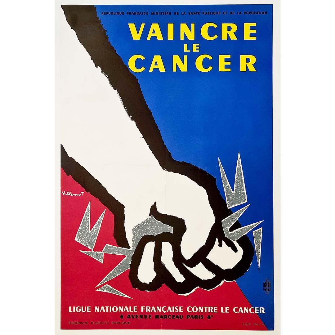 Original poster created by Bernard Villemot for defeating cancer - Medical For Sale 1
