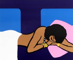 Original Vintage SNCF Overnight Sleeper Railway Poster - Une Nuit En Voiture Lit