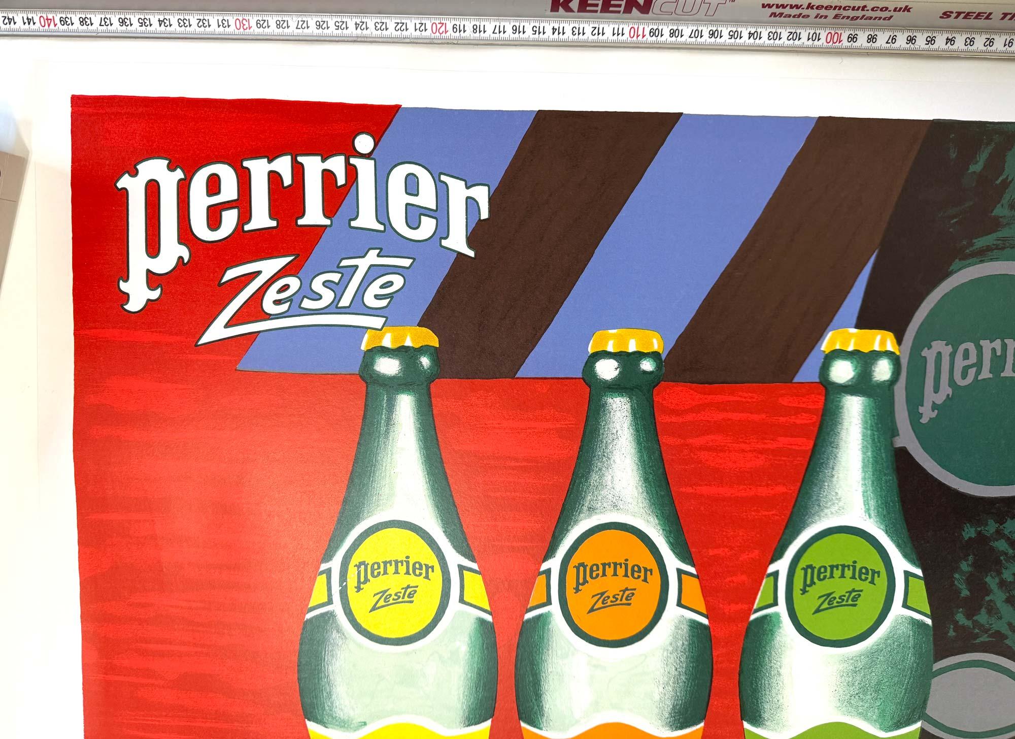 Perrier Zeste By Bernard Villemot For Sale 4