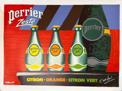 Perrier Zeste By Bernard Villemot