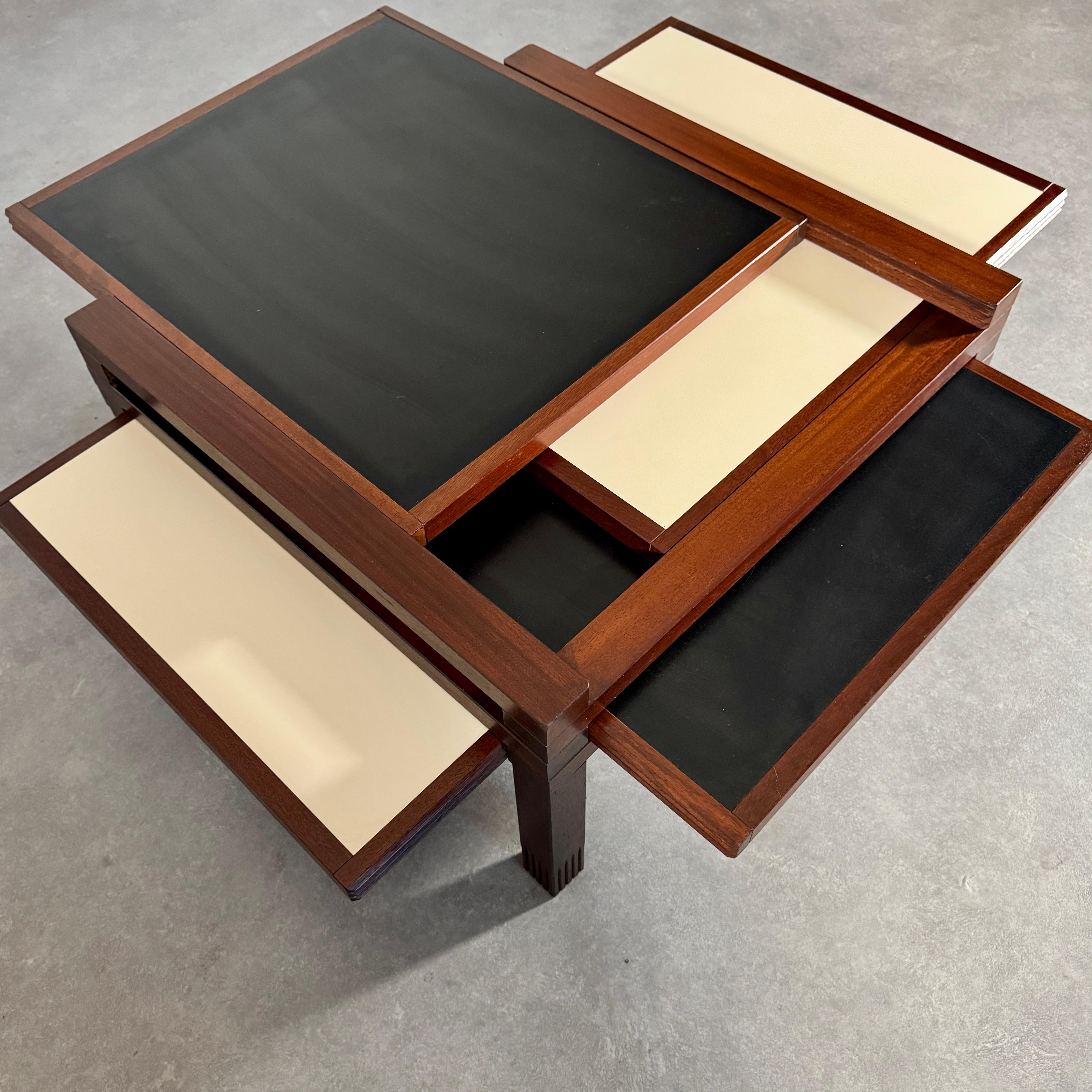 Früher modularer PAR4 Couchtisch von Bernard Vuarnesson für Bellato, Italien, 1970er Jahre im Zustand „Gut“ in CASTENRAY, NL