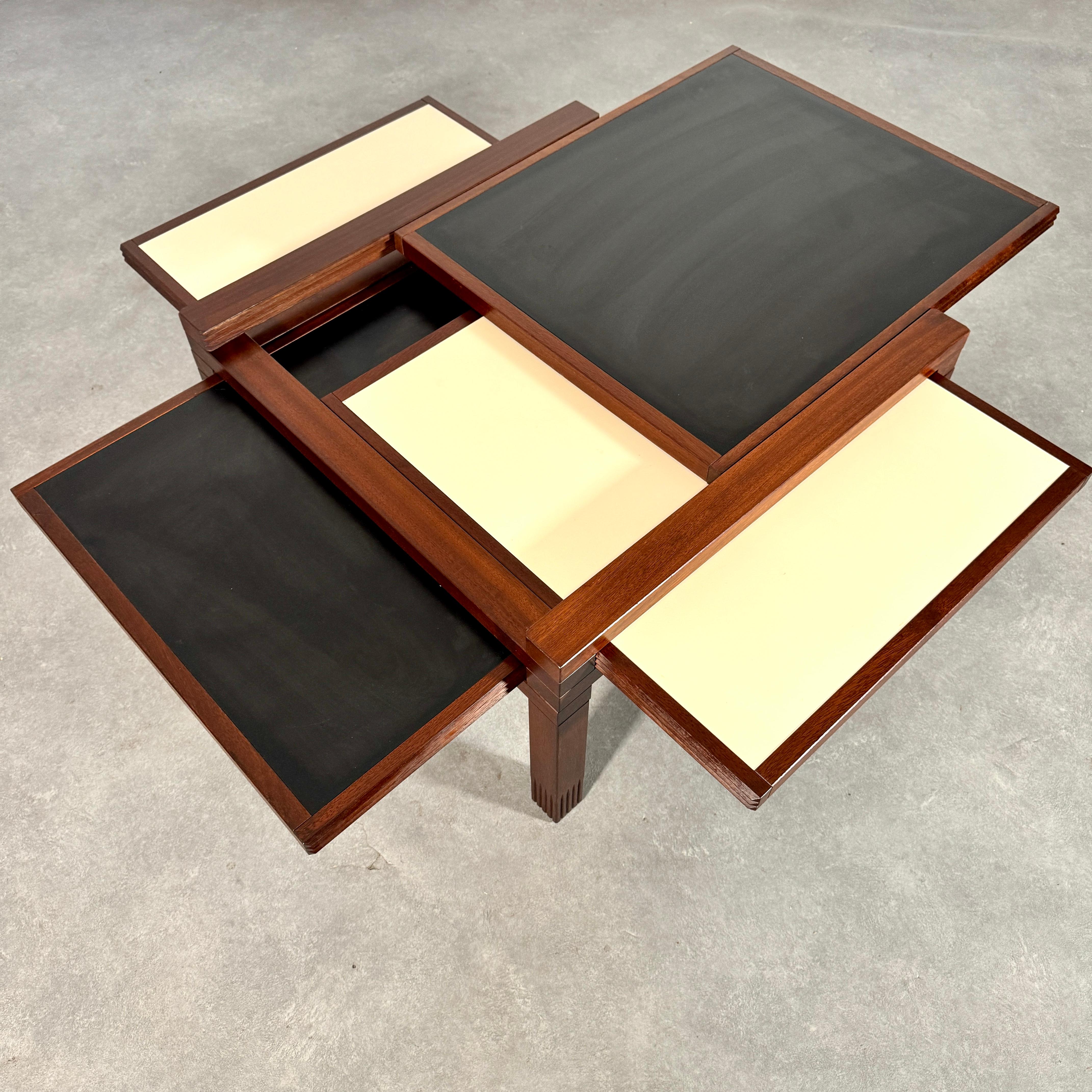 Früher modularer PAR4 Couchtisch von Bernard Vuarnesson für Bellato, Italien, 1970er Jahre (Holz)