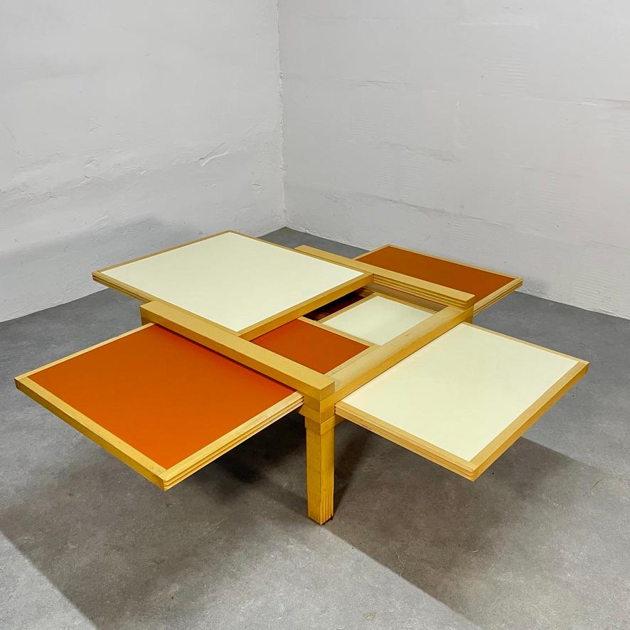Late 20th Century Bernard Vuarnesson early PAR4 coffeetable for Bellato Italy, 1970's.