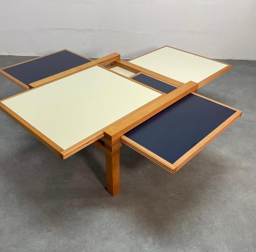 Bernard Vuarnesson early PAR4 coffeetable for Bellato Italy, 1970's. 1