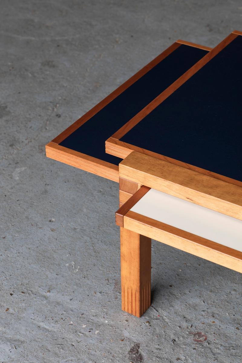 Bernard Vuarnesson ‘Hexa’ Coffee Table for Bellato, Italian Design, 1980s In Good Condition In Antwerpen, BE