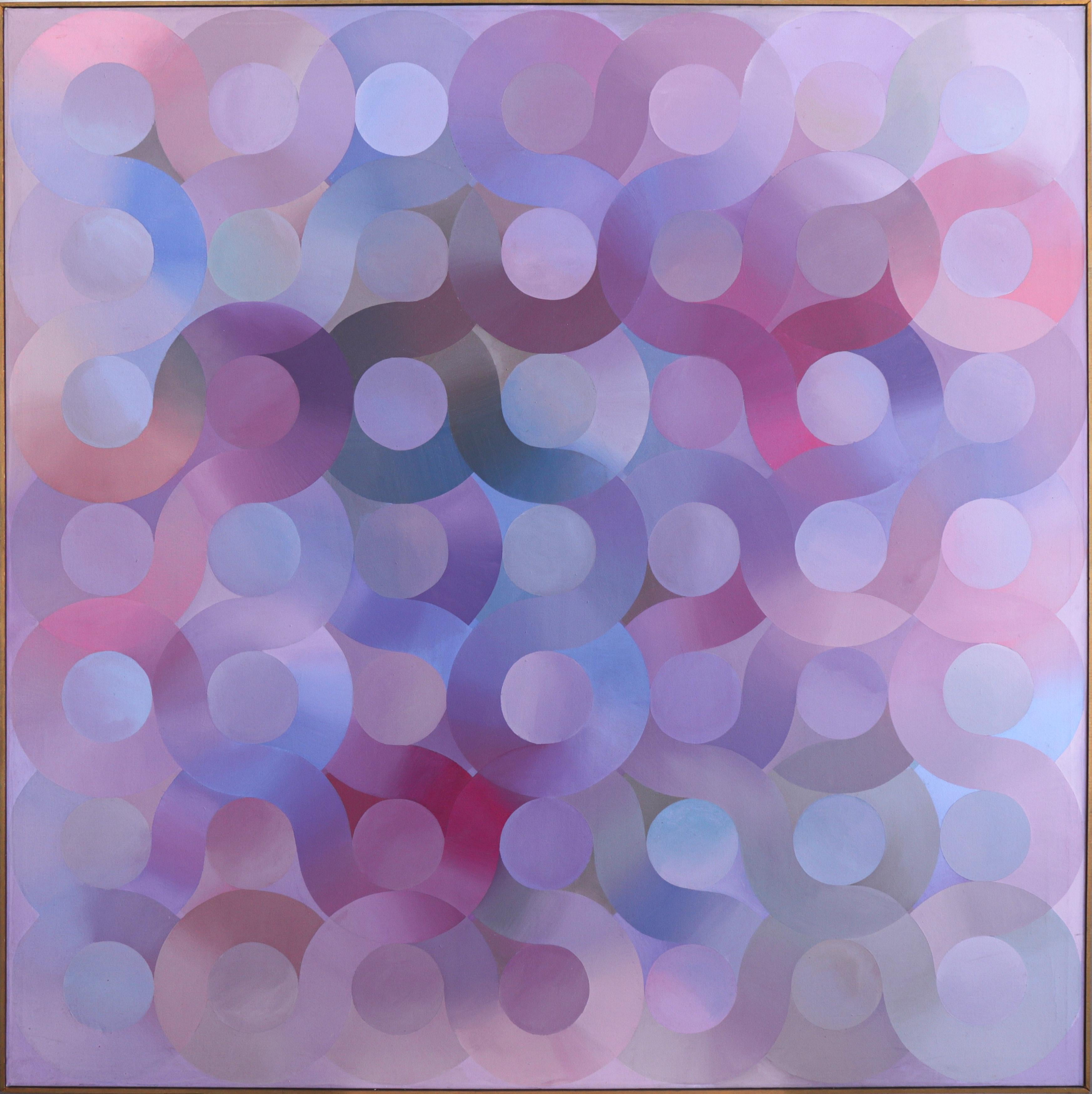 Abstract Painting di Bernard Zawisa - "Tracery" 1962 Acrilico