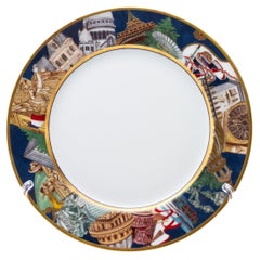 Bernardaud Fine Limoges "Metropoles" Collection Cabinet Plate