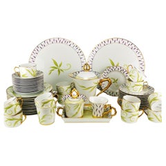 Bernardaud "FRIVOLE" - Juego de postre / café - para 12