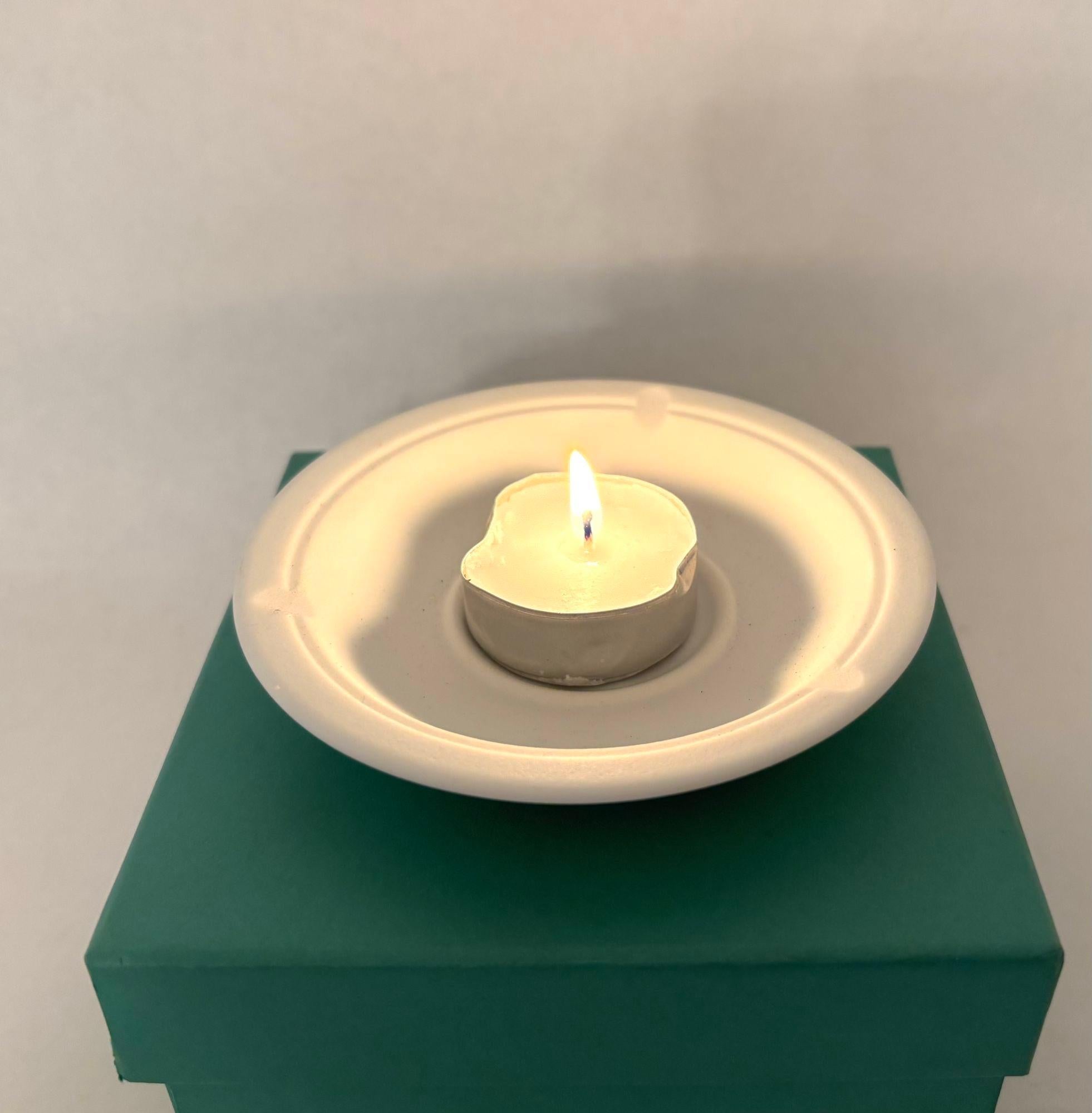 Porcellana Bernardaud Candela votiva in lithophane di Bernardaud in vendita