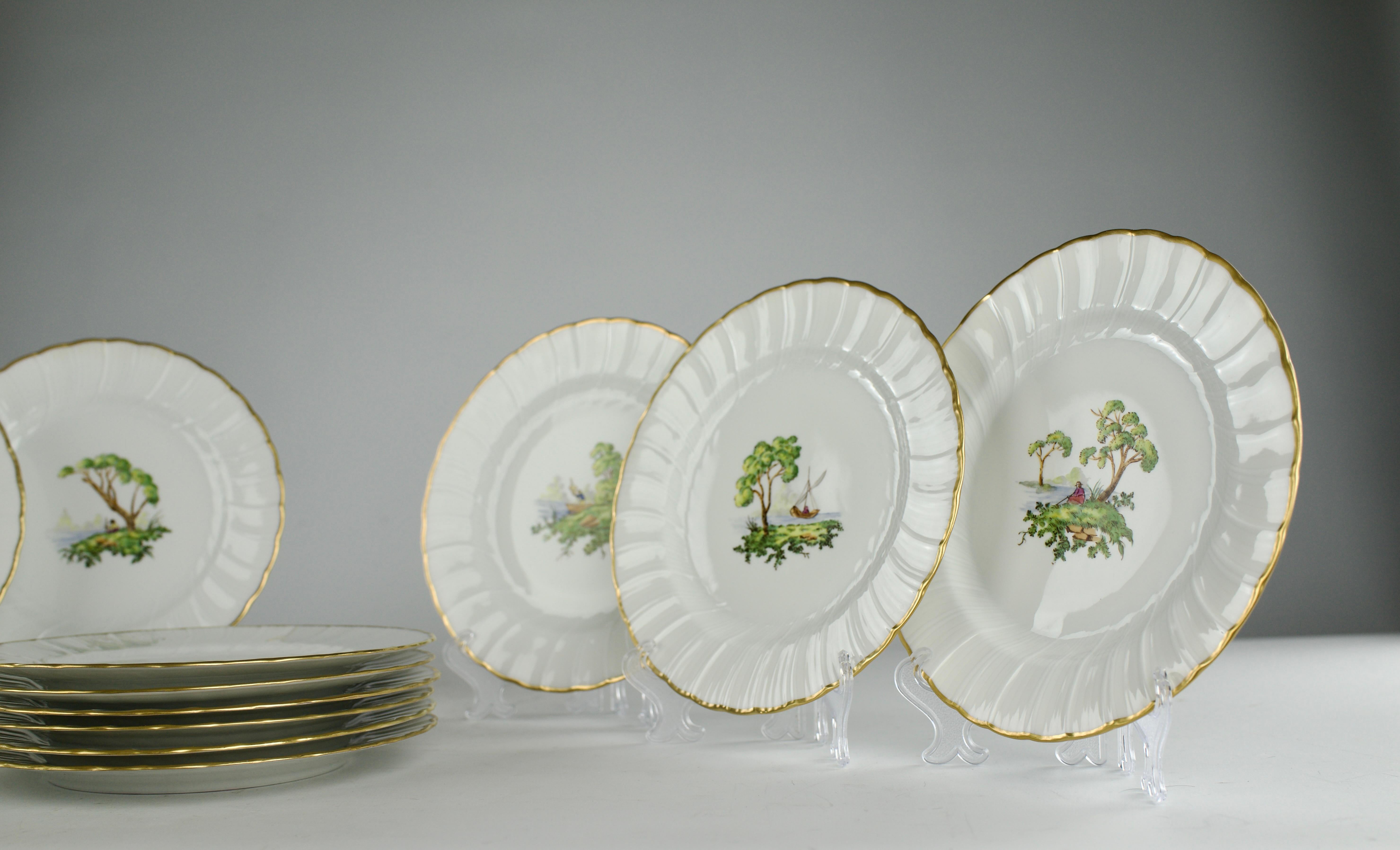 Bernardaud x Au Vase Etrusque, Platos de postre 
