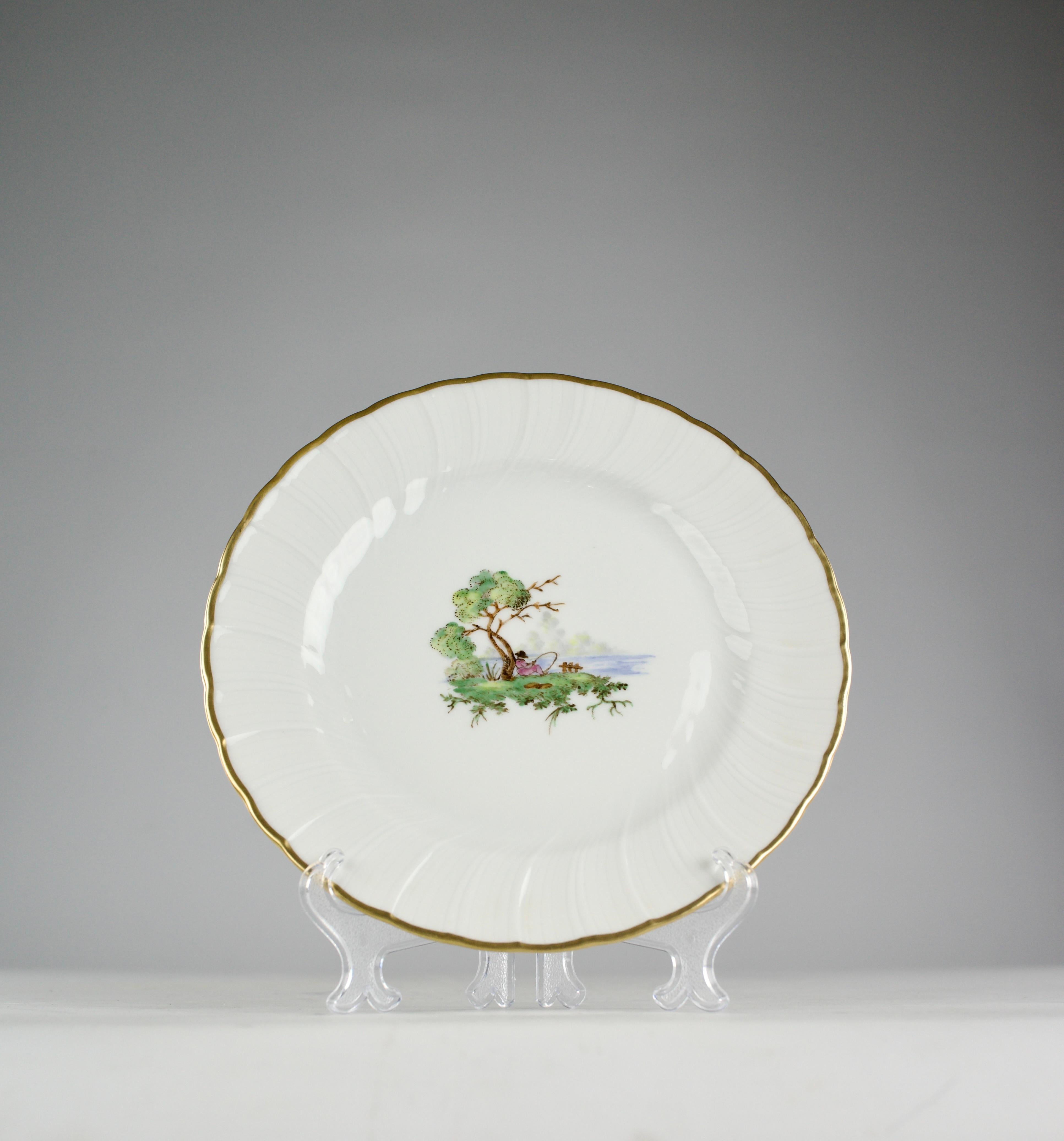 Bernardaud x Au Vase Etrusque, Platos de postre 