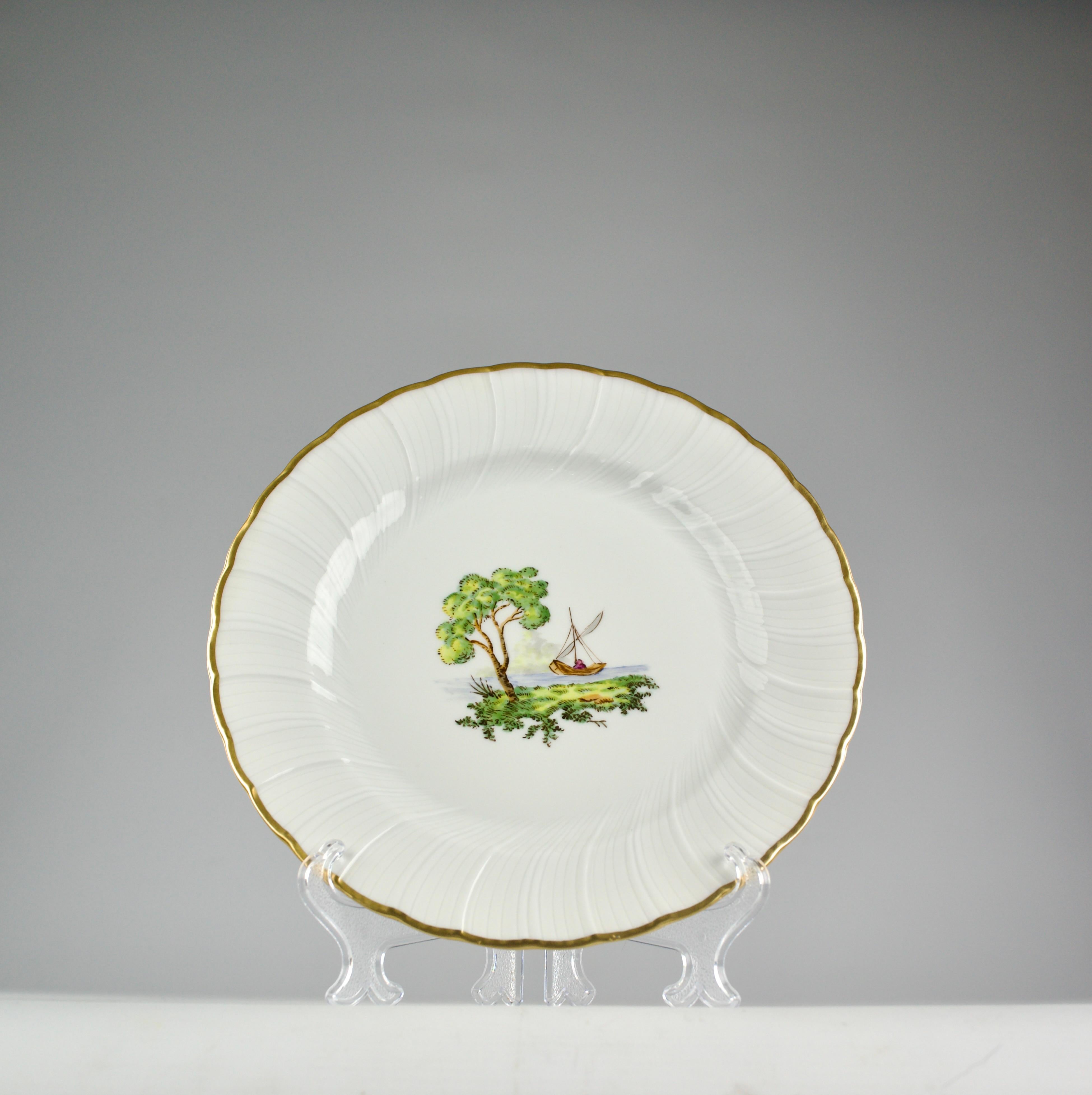 Bernardaud x Au Vase Etrusque, Platos de postre 