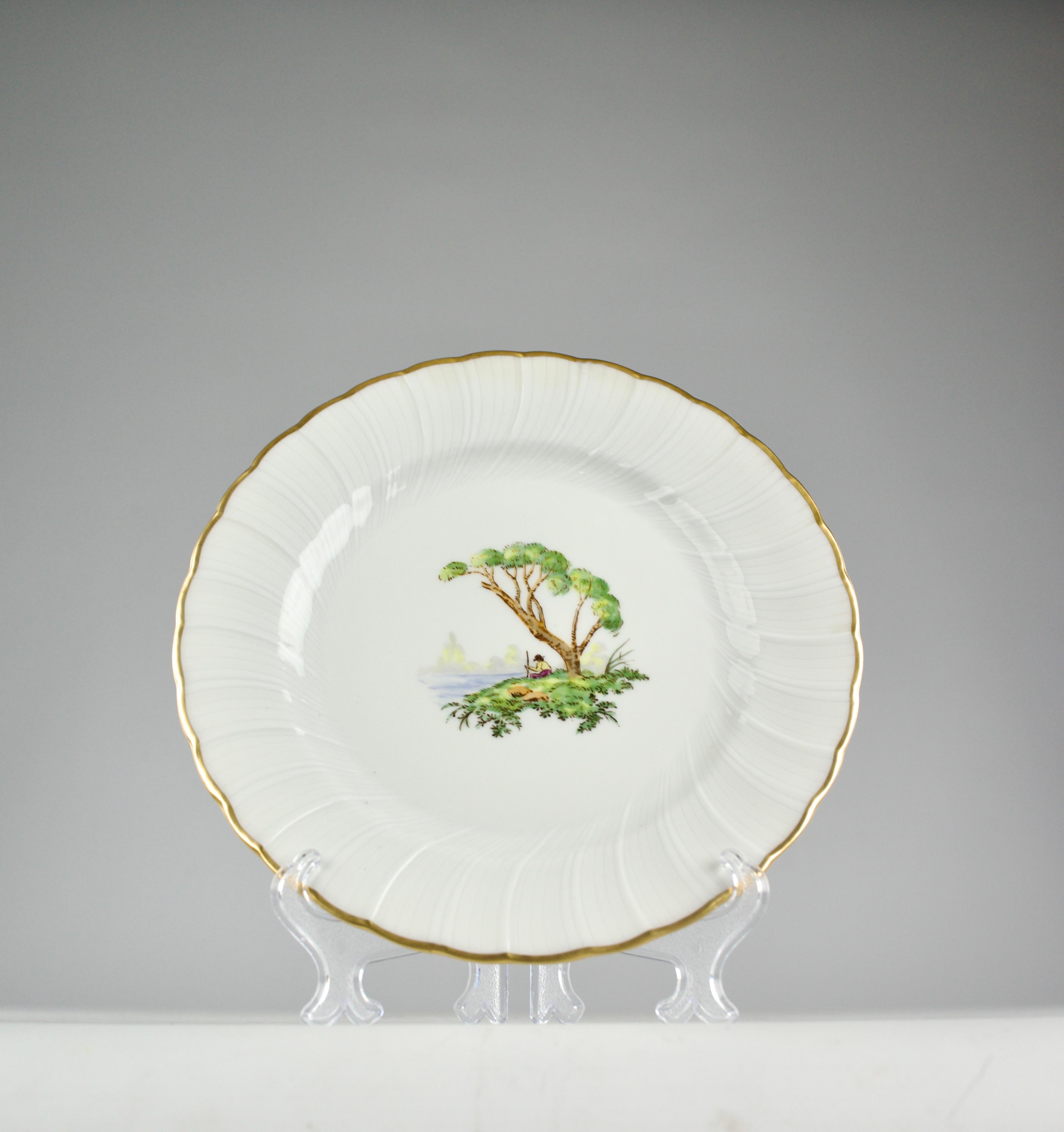 Bernardaud x Au Vase Etrusque, Platos de postre 
