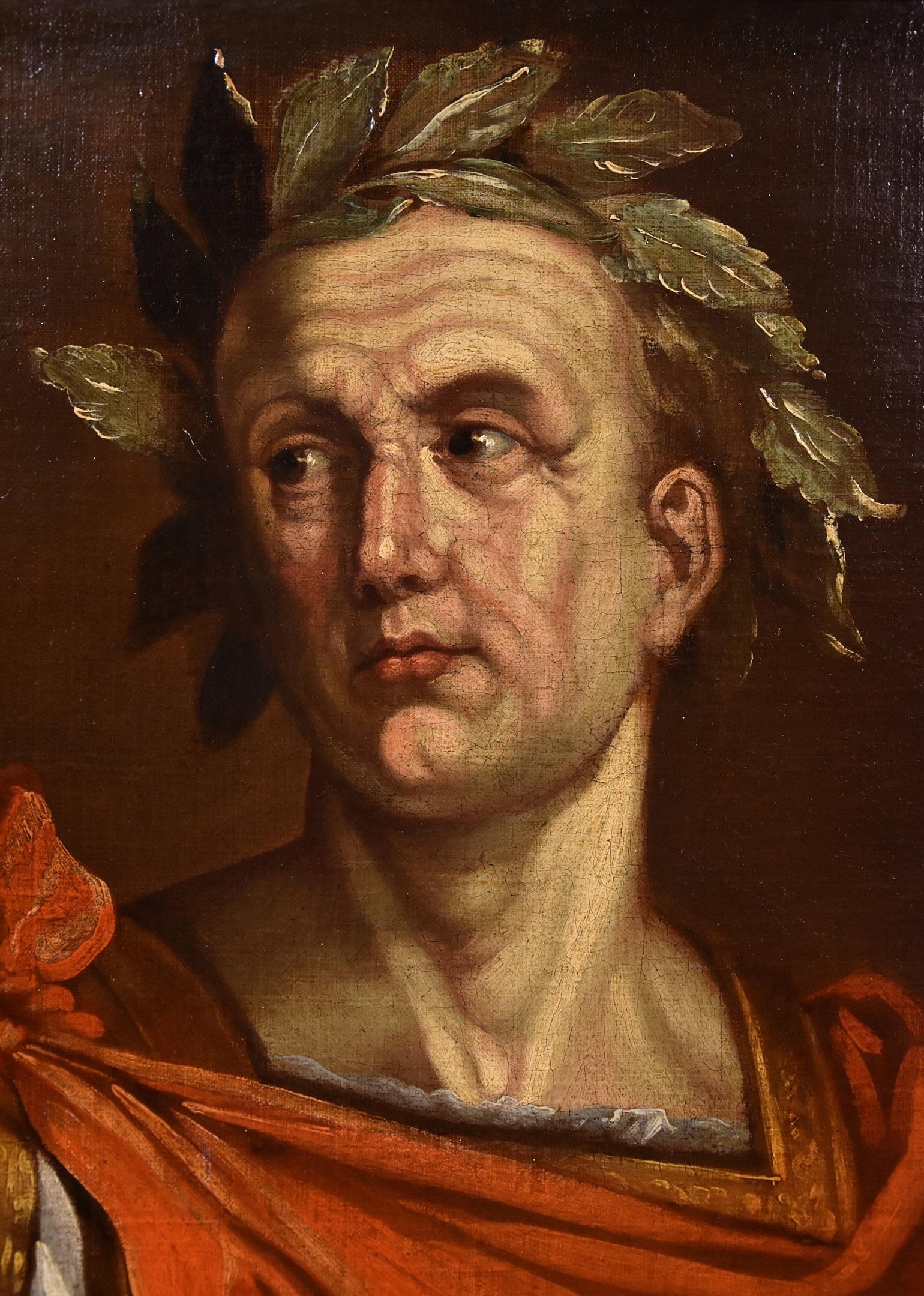 Portrait Caesar Campi Paint Oil on canvas Old master 17th Century Italian Rome 6