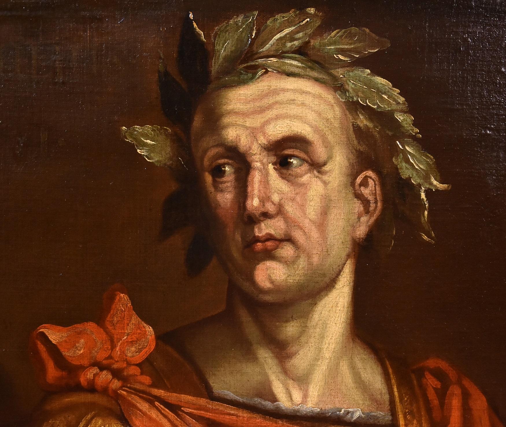 Portrait Caesar Campi Paint Oil on canvas Old master 17th Century Italian Rome 8