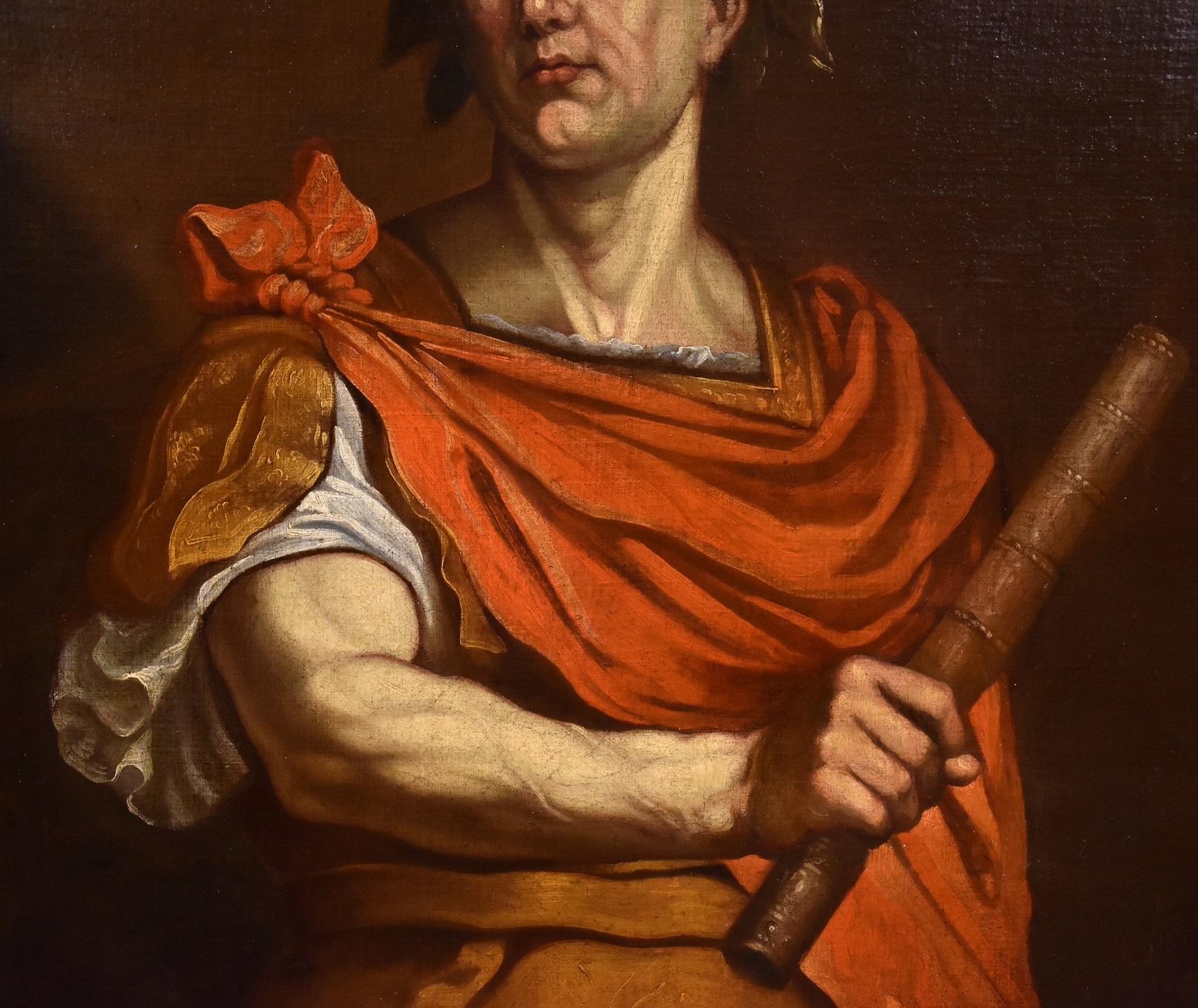 Portrait Caesar Campi Paint Oil on canvas Old master 17th Century Italian Rome 1