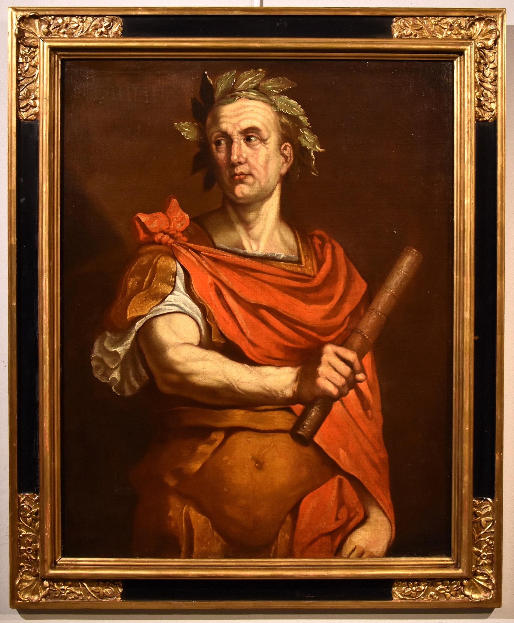 Bernardino Campi (Cremona 1522 -1591) Portrait Painting - Portrait Caesar Campi Paint Oil on canvas Old master 17th Century Italian Rome