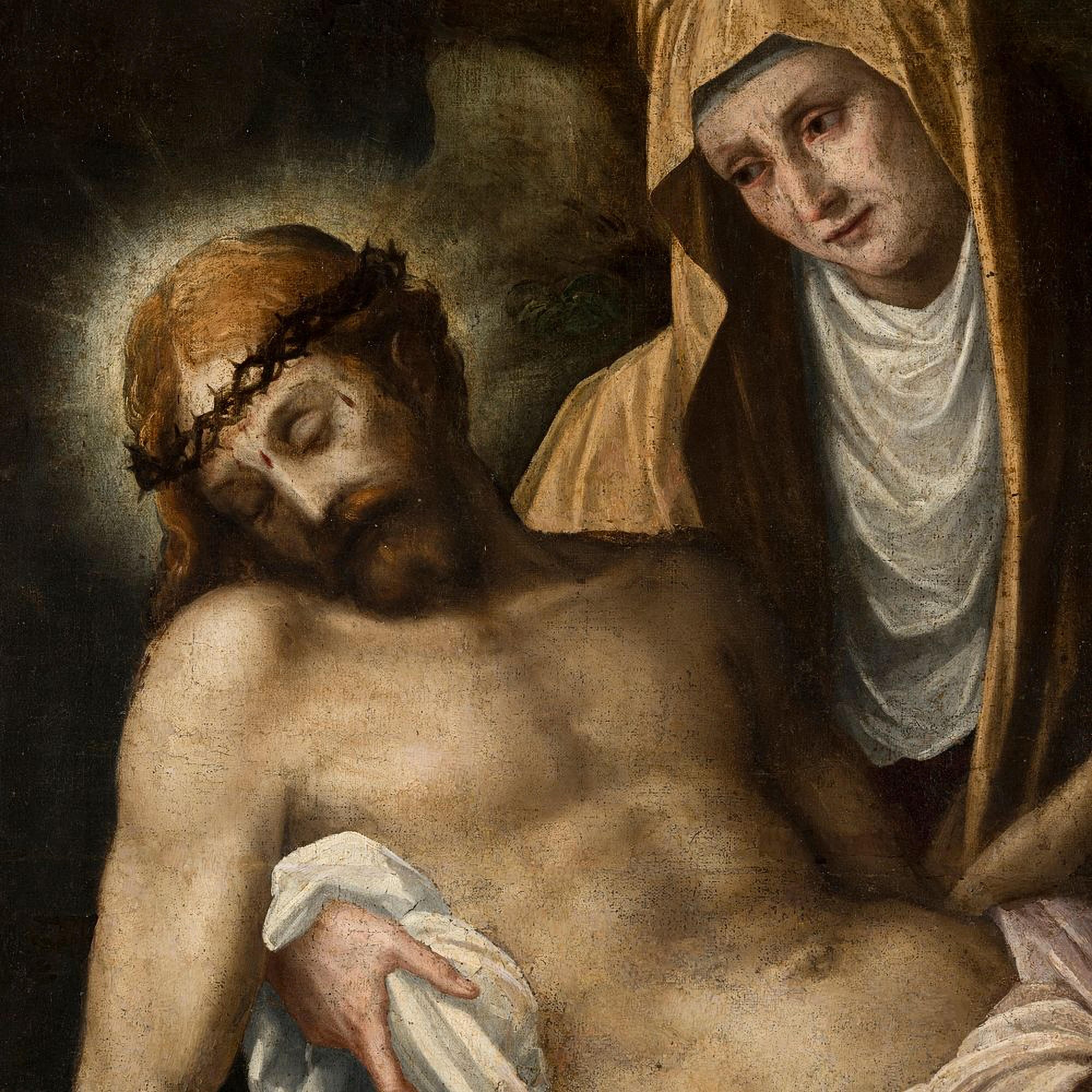 Oiled Bernardino Campi (Reggio Emilia 1520 - Cremona 1591) circle 