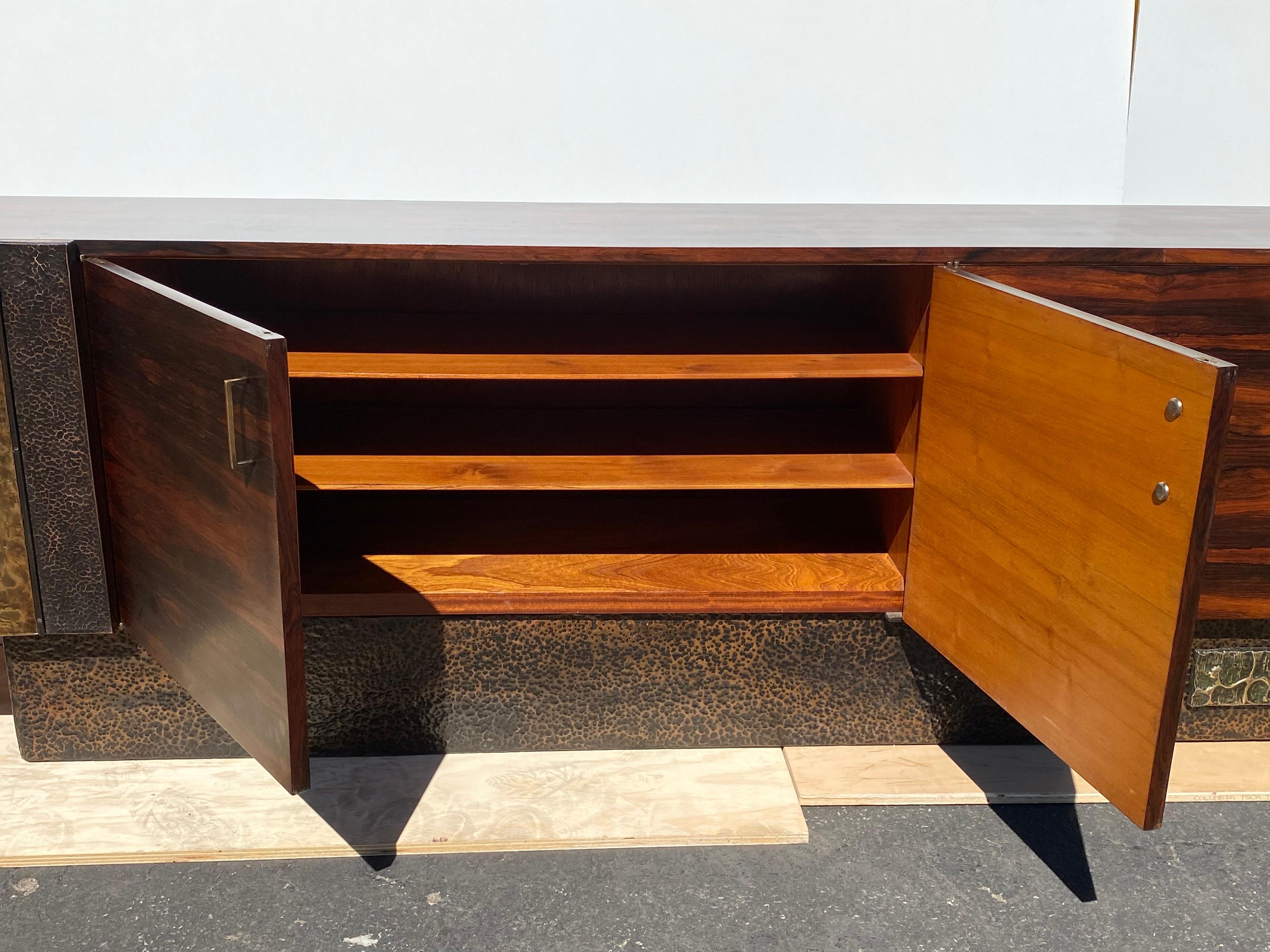 Bernardo Figueiredo and Sergio Rodrigues Brutalist Credenza  6