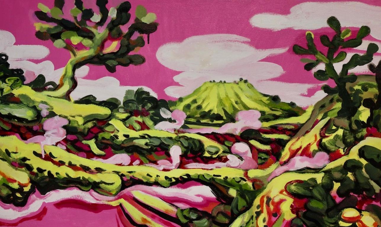 Abstract Painting Bernardo Loar - Il y a quelque chose dans cette Place qui me fait sentir Feal
