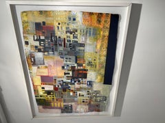 Untitled: Abstract Geometric Acrylic Painting on Paper