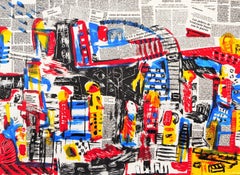 Bernardo Navarro Tomas, ¨Cosmopolitan I¨, 2018, Serigrafia, 25,6x35,2 pollici