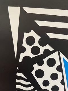 Senza titolo n. 1 - Xilografia e serigrafia, stampa contemporanea astratta geometrica