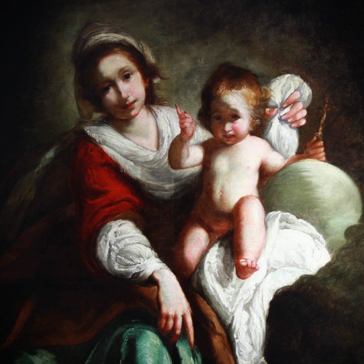 Olio su tela Inizio XIX secolo Scuola italiana - Painting di Bernardo Strozzi, Dit Il Capucino Genovese