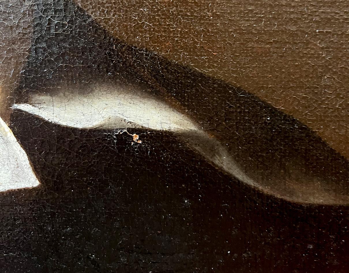XVIIe siècle par Bernardo Strozzi Portrait d'un homme au col blanc en vente 10