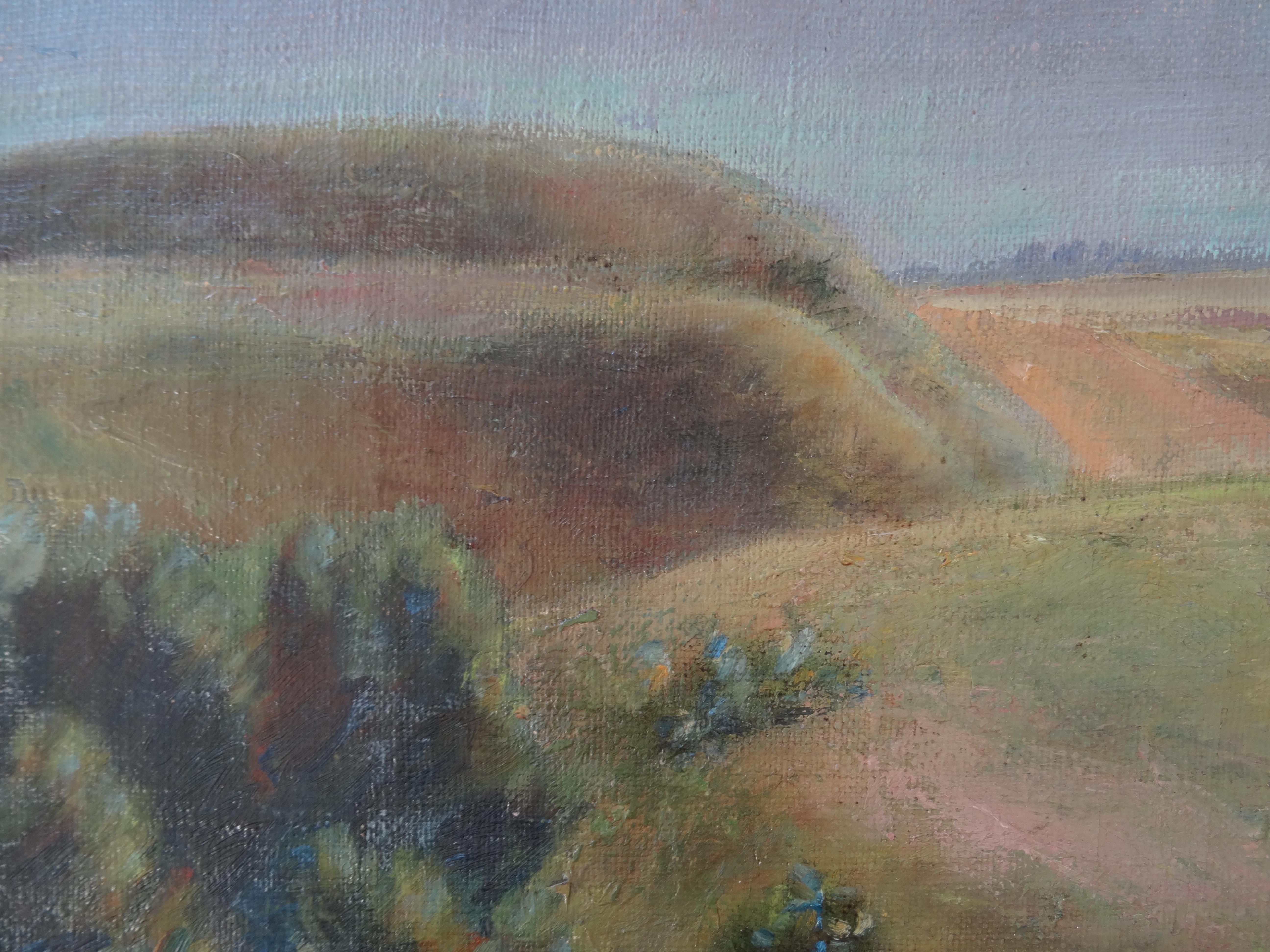 Hills. Oil on canvas, 68x99 cm

Summer landscape with hills