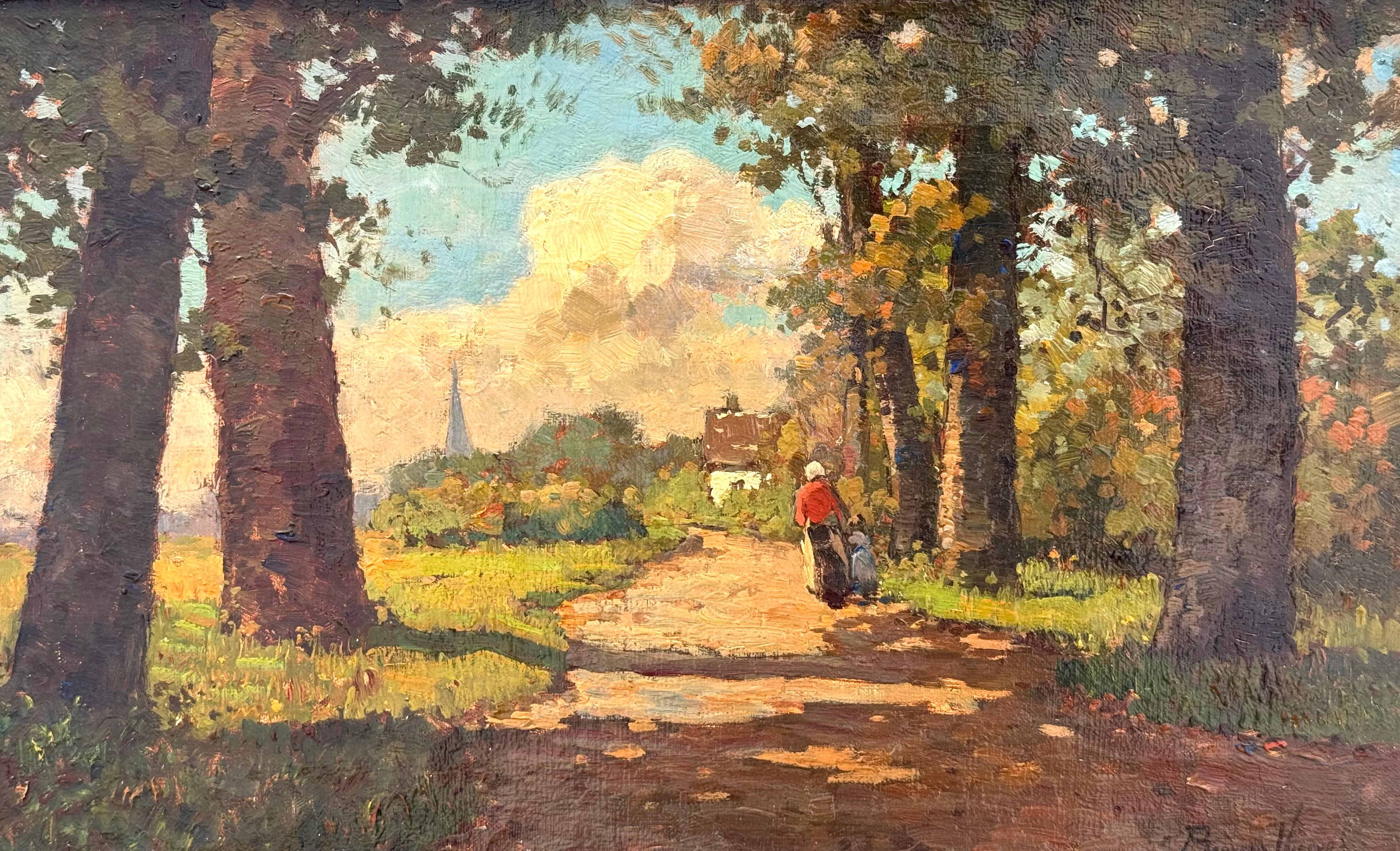 “Mother and Child on a Country Path” For Sale 1