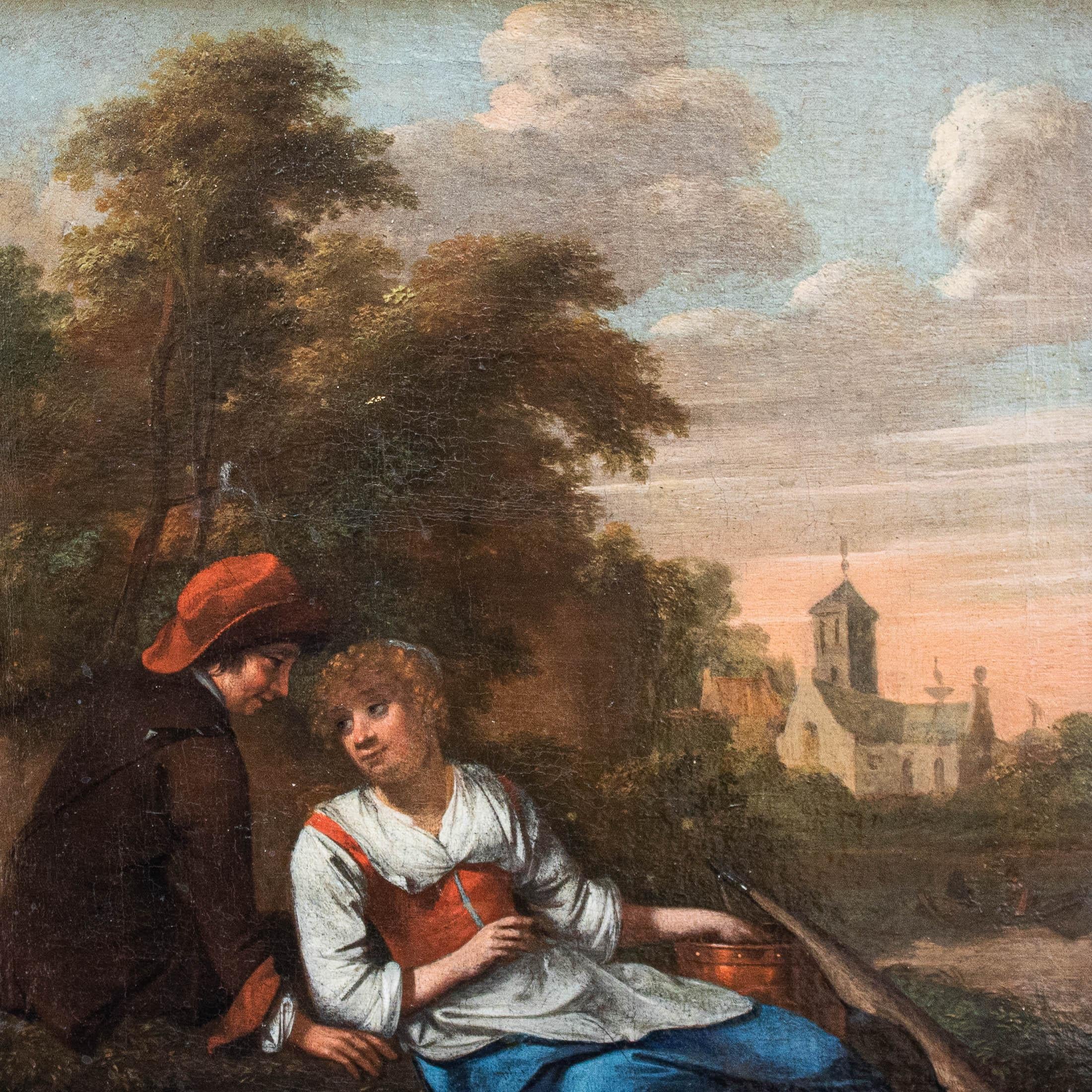 Von Bernardus van Schendel, Die Liebenden im Angebot 11