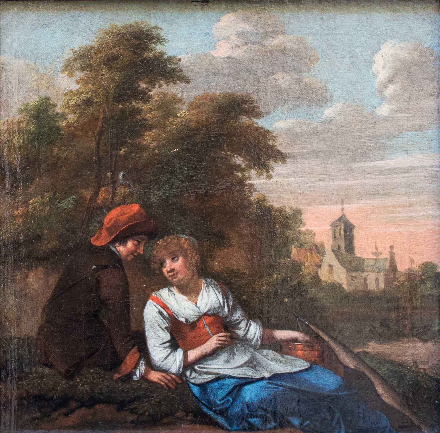 Von Bernardus van Schendel, Die Liebenden im Angebot 1