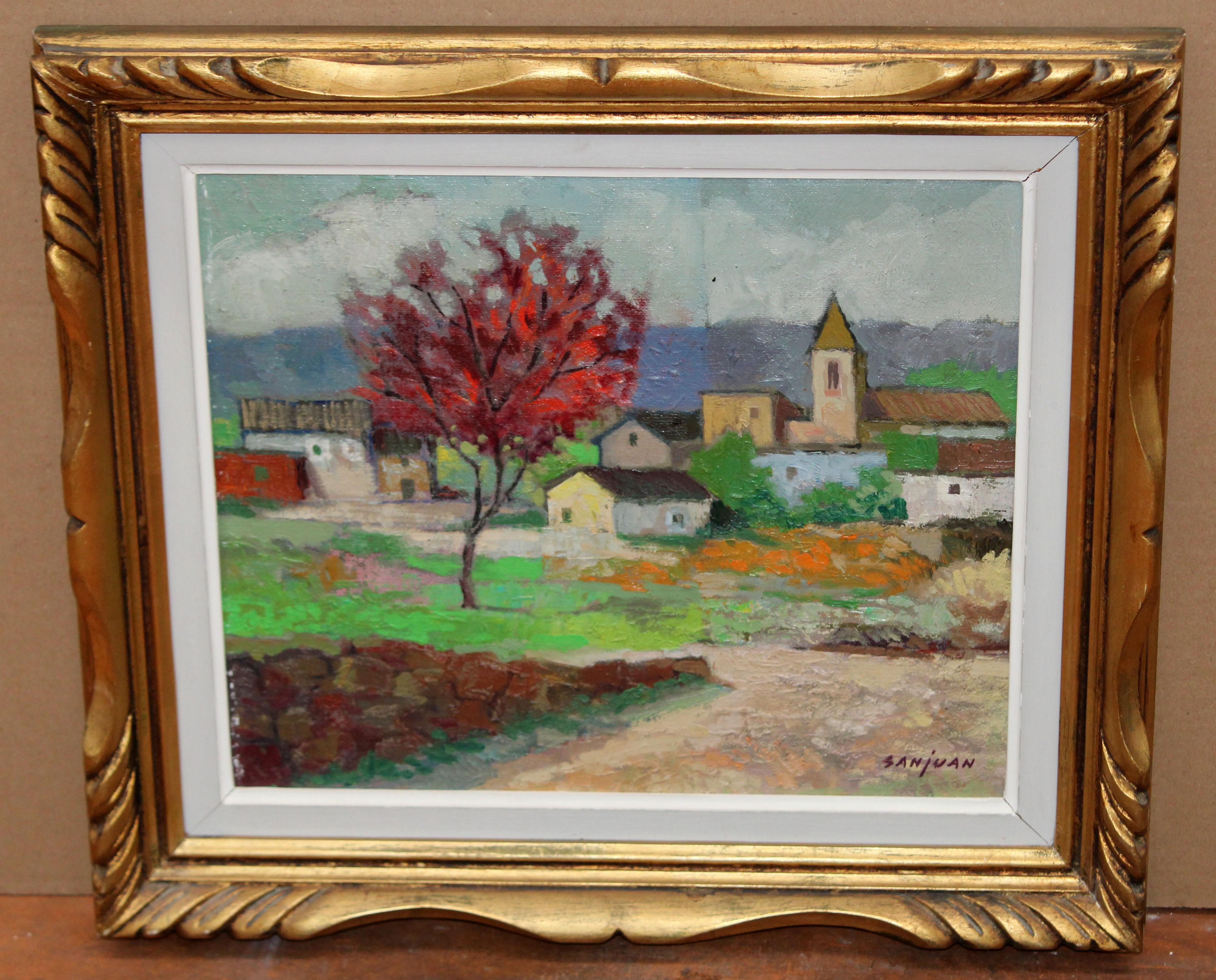 Óleo sobre tabla - Deià (Mallorca) - Painting di Bernat Sanjuan Tarré