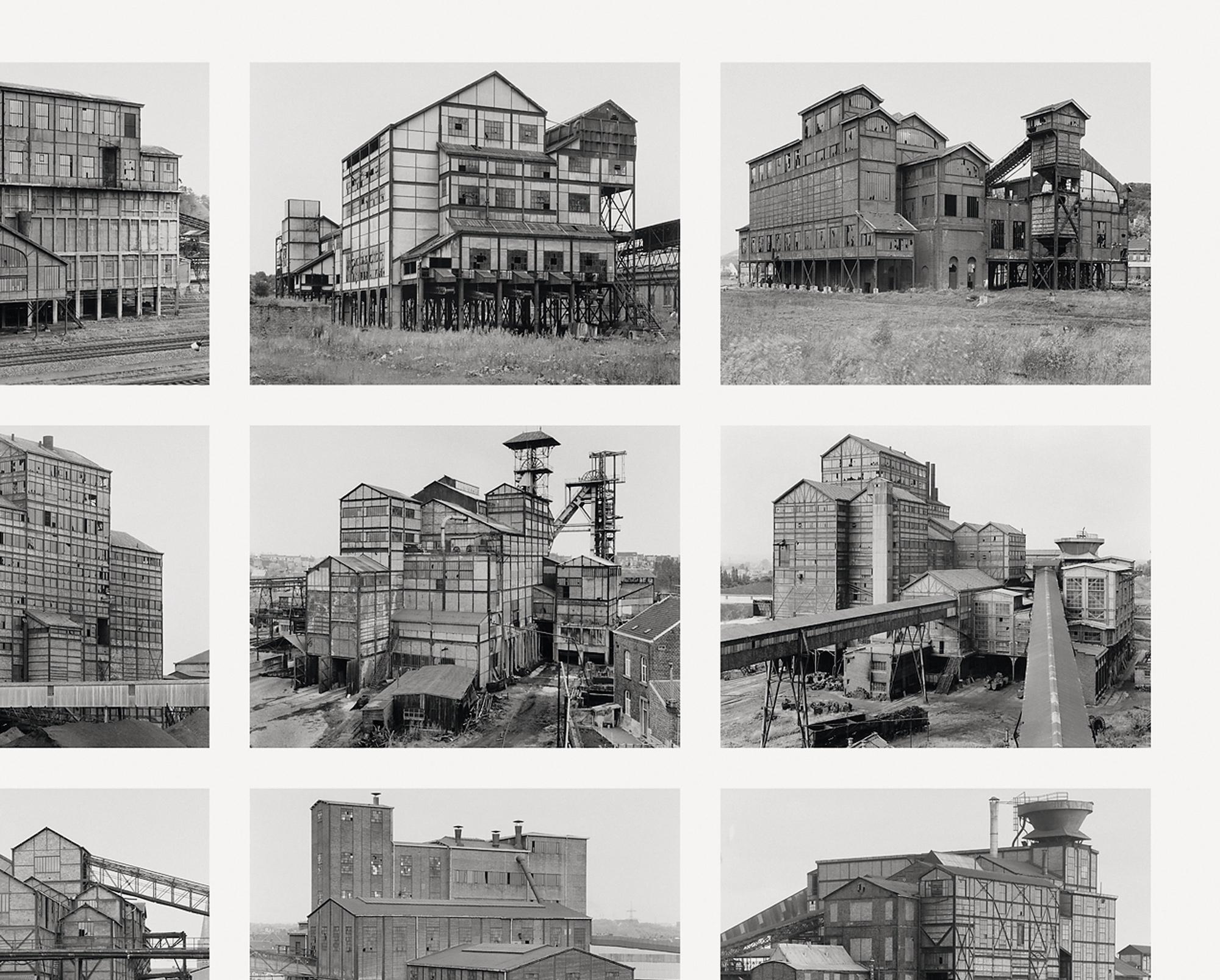 Bernd und Hilla Becher, Präparationspflanzgefäße (Aufbereitungsanlagen), signiert (Grau), Black and White Photograph, von Bernd and Hilla Becher